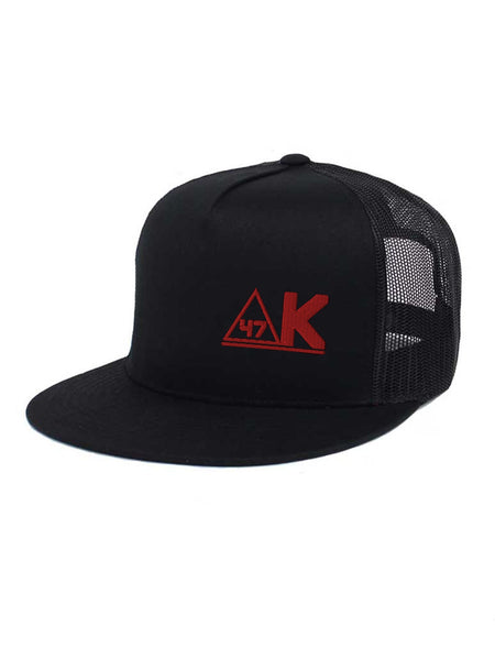AK-47 Logo Flat Bill Hat - Faktory 47