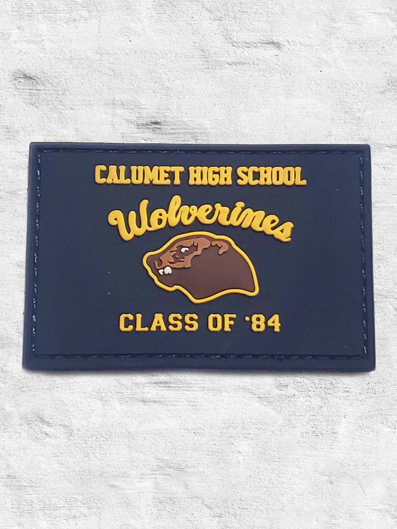 Calumet High Wolverines PVC Patch Faktory 47