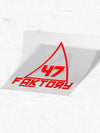 Faktory 47 Window Decal Faktory 47