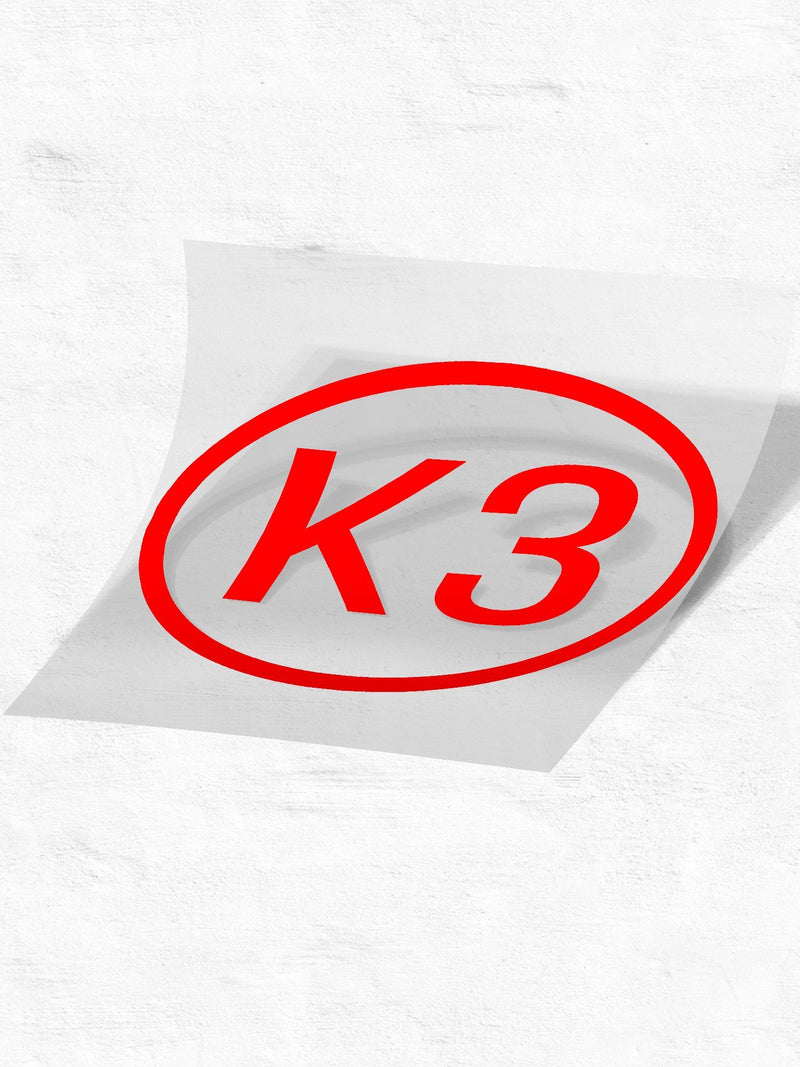 German K3 Factory Window Decal Faktory 47