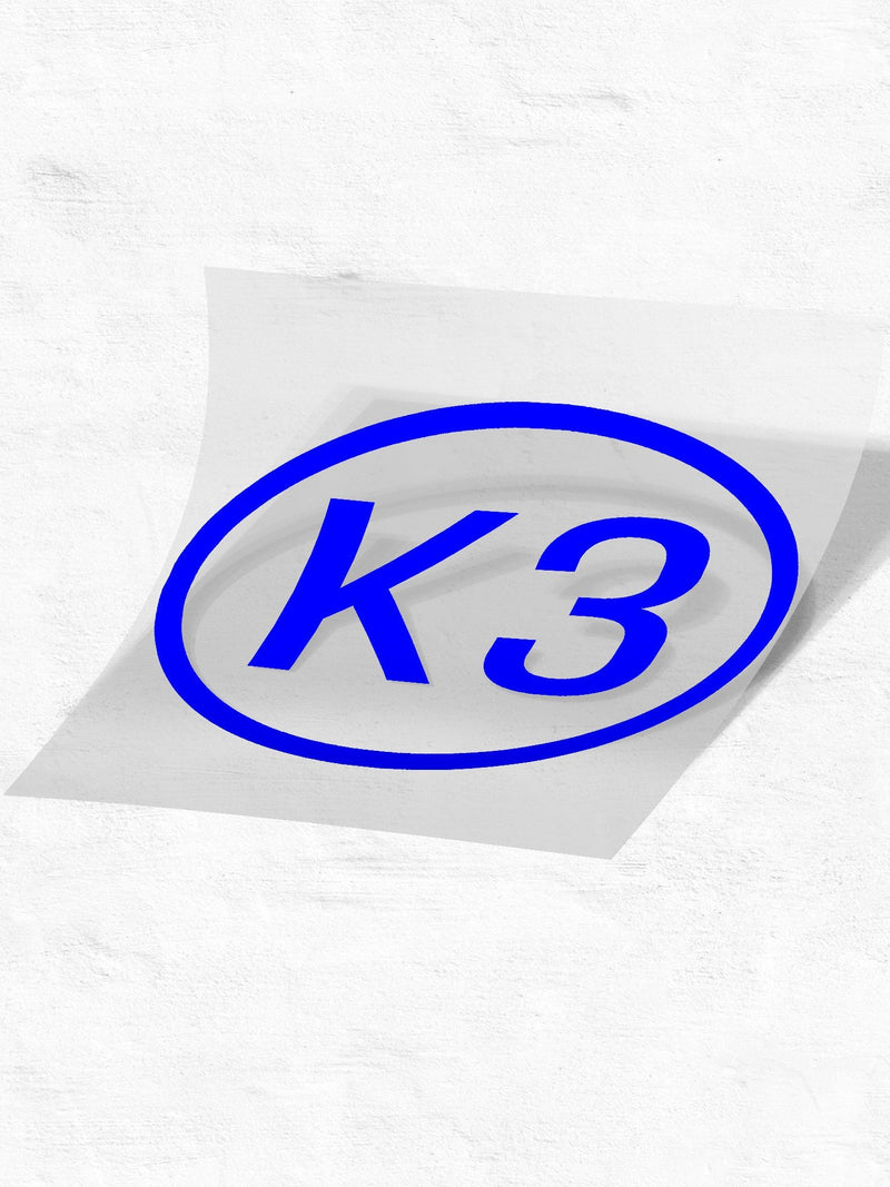 German K3 Factory Window Decal Faktory 47