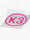 German K3 Factory Window Decal Faktory 47