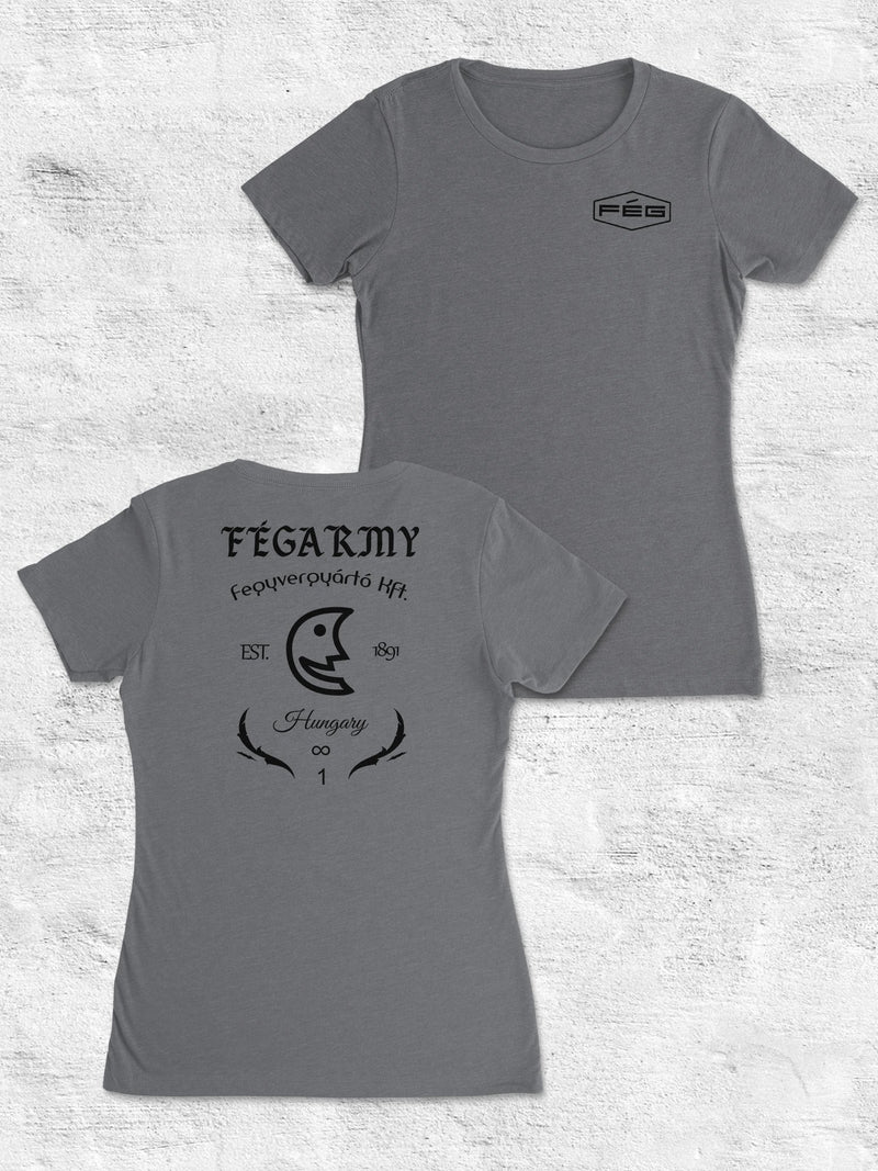 Hungarian FEG Moon Man Women's T-Shirt Faktory 47