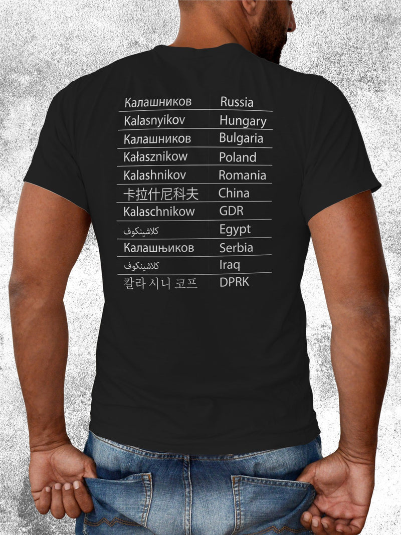 Kalashnikov Languages - Men's T-Shirt Faktory 47