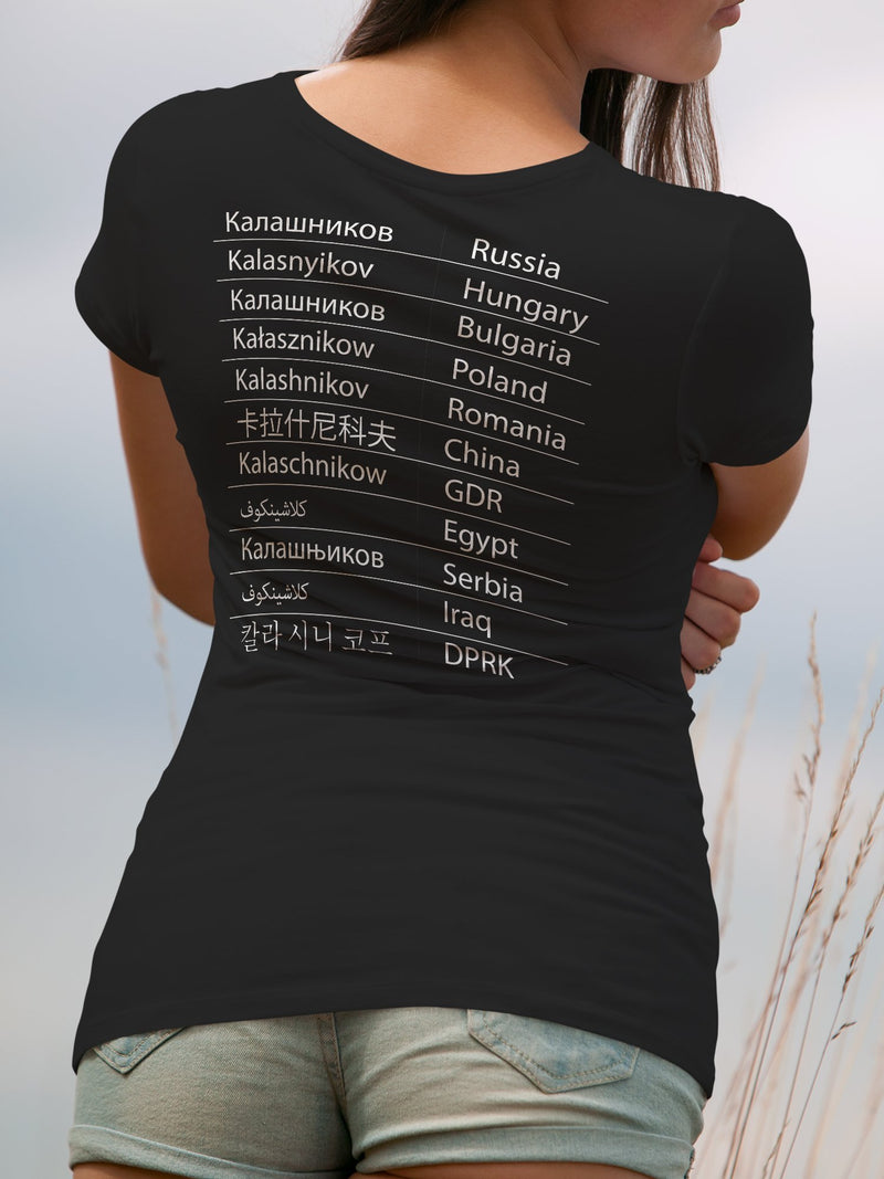 Kalashnikov Languages - Women's T-Shirt Faktory 47